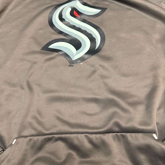 NHL Authentic PRO Fanatics Seattle Kraken Hoodie - Picture 5 of 7